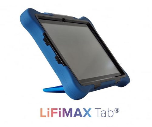 oledcomm公司用展示支持li fi可見(jiàn)光通信的平板電腦lifimax tab